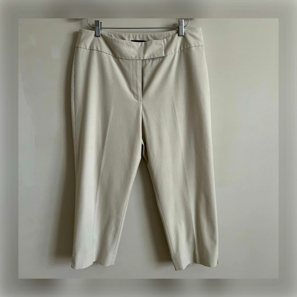 TALBOTS HERITAGE ankle pants in off-white